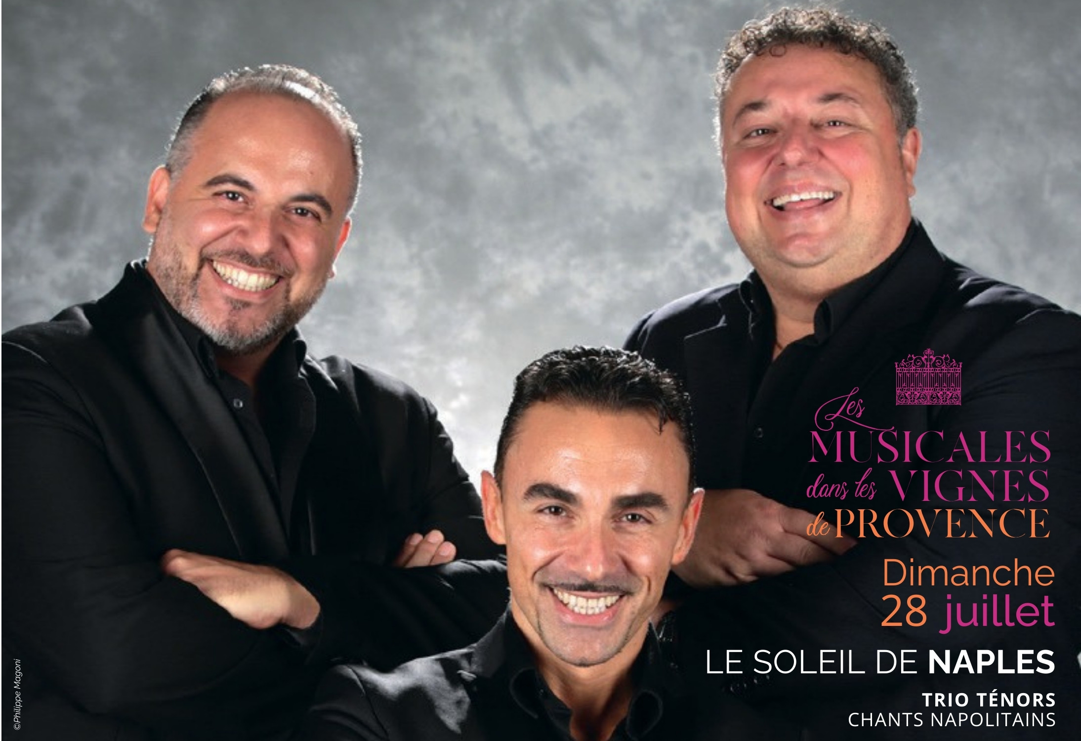 Les musicales dans les vignes -  Le soleil de Naples , 3 tnors