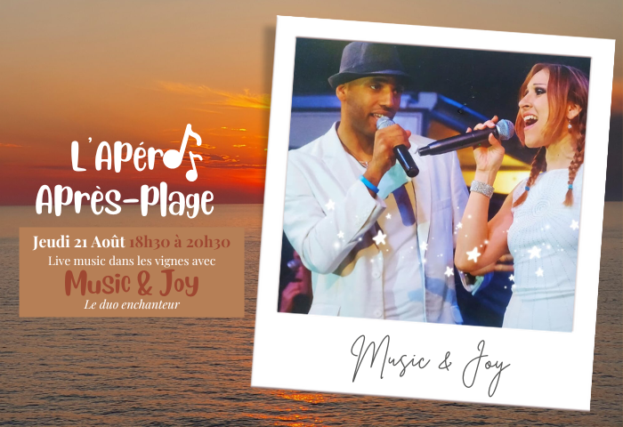 L' Apro Aprs-Plage avec Music & Joy